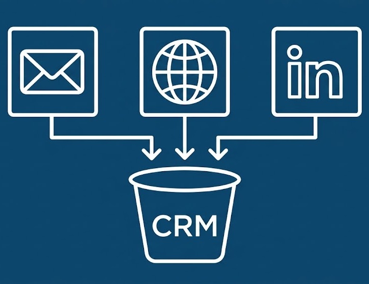 Wie automatisiere ich die Erfassung von Kundendaten? Erfahrt hier, wie ihr Leads aus Webseiten, E-Mails und LinkedIn fehlerfrei in euer CRM übertragt.