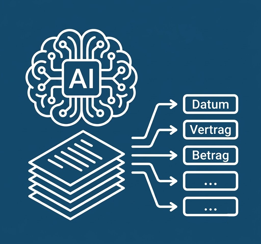 Wie kann KI bei der Dokumentenverarbeitung helfen? Erfahrt, wie intelligente Systeme Daten aus PDFs und Mails extrahieren und Workflows automatisieren.