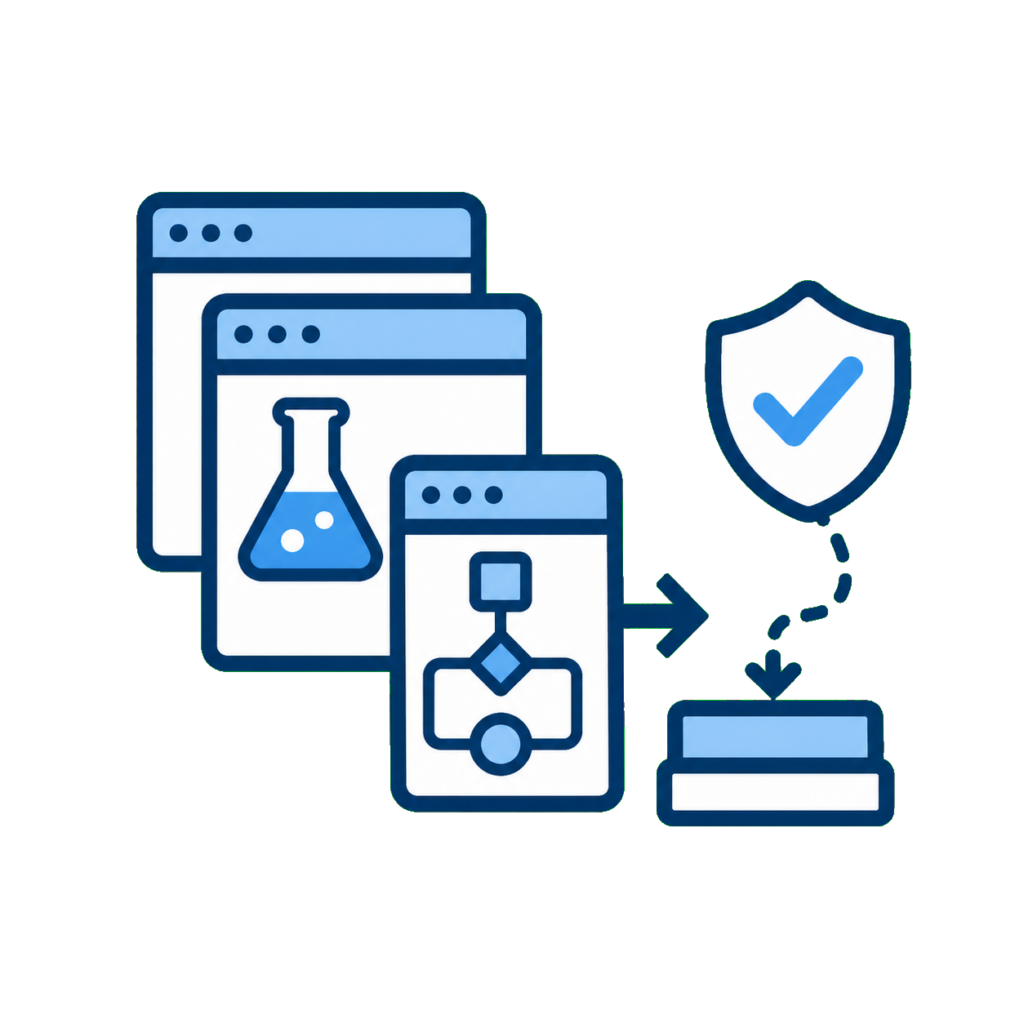 Automatisierungen testen: Entwicklungs-, Staging- und Produktivumgebungen trennen und Änderungen kontrolliert veröffentlichen.